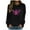 #1 Black, variant on Luxalzxs Womens Breast Cancer Survivor Sweatshirts Casual Long Sleeve Pullover Tops Pink Ribbon Cancer Awareness Shirts