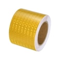 thumbnail image 1 of Unique Bargains Reflective Tape, 4' x 66 Ft Waterproof High Visibility Warning Safety Tape, Yellow, 1 of 6