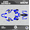 Blue-black, variant on Kalair GFX Graphics Kit for Honda XR70 (1997-2000) Evo Series