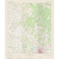 thumbnail image 3 of USGS 20x23 Black Modern Framed Museum Art Print Titled - Teague North Texas Quad - USGS 1963, 3 of 5