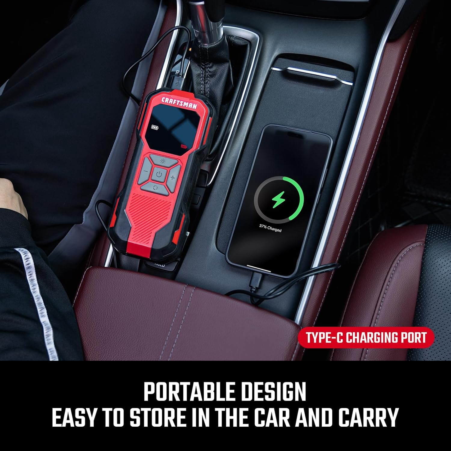 CRAFTSMAN Portable 12-volt Air Inflator (Power Source: Battery )