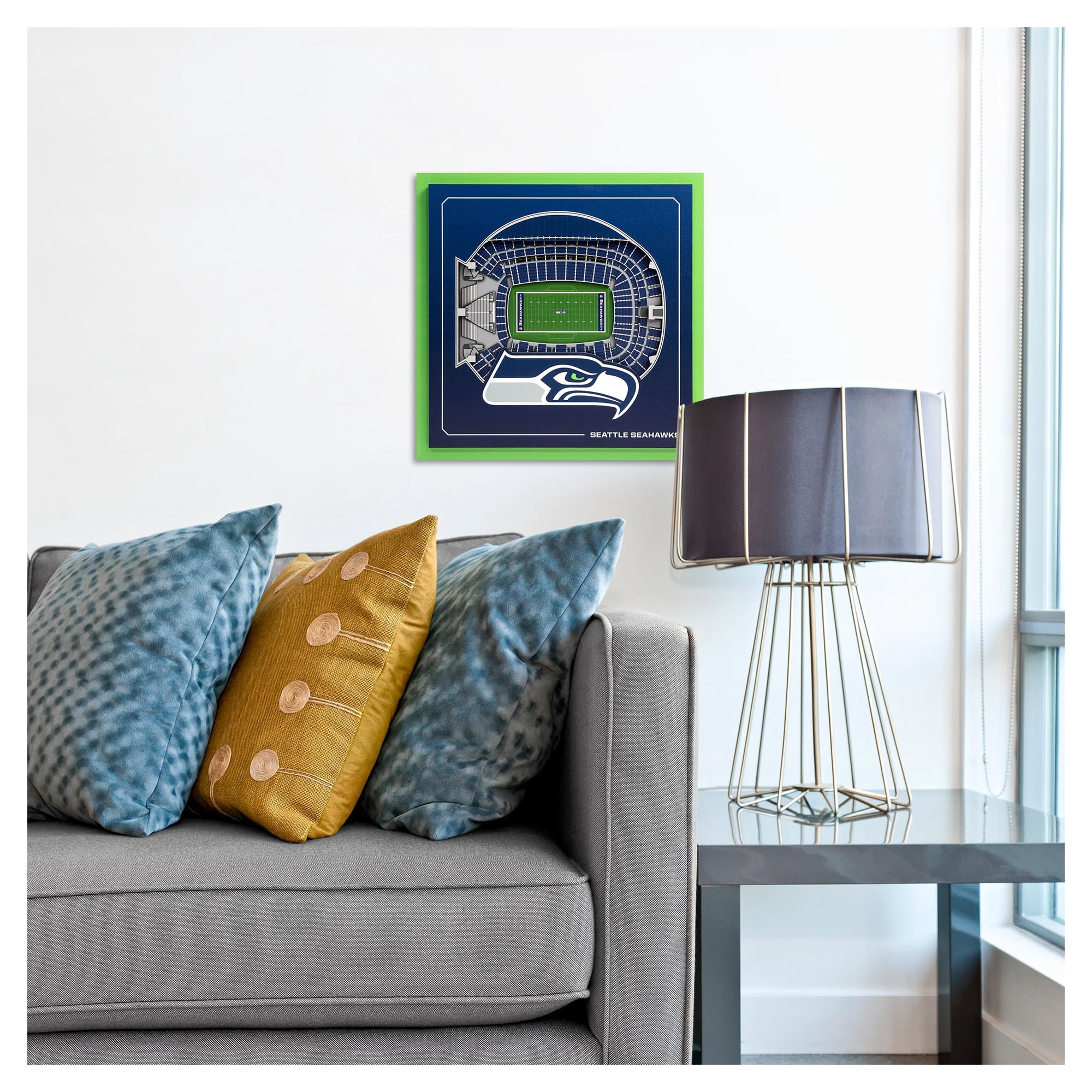 IDNA Seattle Seahawks 12" x 12" Stadium Series 3D Wall Art