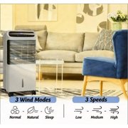 3-In-1 Ice Cooling Fan,Evaporative Air Cooler,Office Portable Swamp Cooler