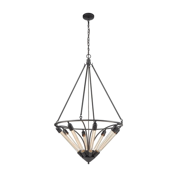 Elk Home 27-Inch Wide Centrifugal Chandelier, Oil Rubbed Bronze