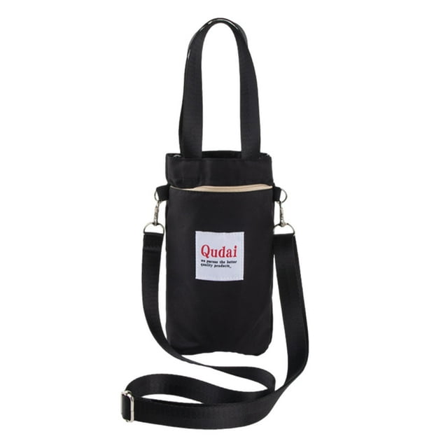 relayinert Sac Fourre-Tout à la Mode et Pratique Résistant à l'Eau Unisexe Commode Crossbody Noir 1Set