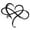 Black, variant on COFEST Home Decor,Eternal Wrought Iron Decoration Indoor Ornaments Metal Wall Decoration Infinitys Heart-Steel Wall Decor Metal Wall Art 10*12In,Multicolor,