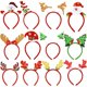 thumbnail image 1 of wonima02 12 PCS Christmas Headbands, Christmas Head Boppers Head Hat Toppers Xmas Tree Snowman Headbands for Christmas Holiday Party Favors, Photo Prop Booth Accessories, 1 of 1