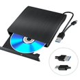 thumbnail image 3 of Unidad Grabadora de CD/DVD Externa USB 3.0 Tipo C, Unidad de DVD Externa Portátil, Unidades Ópticas Externas para PC y, 3 of 5