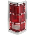 thumbnail image 3 of For 1984-1988 D100 Tail Light Rear Red & Clear Plastic SET PAIR, 3 of 5