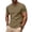 43# Khaki, variant on Mens Cotton T-Shirt Stretch Slim Short Sleeve Crew Neck Basic Tee Lightweight Plain Shirt Moisture Wicking Undershirt Royal Blue 3XL
