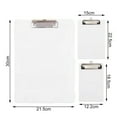 thumbnail image 6 of opvise Clip Writing Pad Multifunctional Hard Stationery A4 A5 A6 File Folder Document Holder for Student White A4, 6 of 8