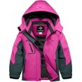 thumbnail image 1 of Girl's Waterproof Ski Snow Jacket Fleece Windproof Winter Jacket with Hood, 1 of 7