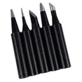 thumbnail image 1 of 5 piezas de puntas de soldador para 938 estaciones de soldadura herramientas de puntas de soldadura Negro Baoblaze Puntas de soldador, 1 of 6