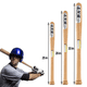 thumbnail image 1 of Bate de béisbol bate de béisbol clásico de madera para entrenamiento de béisbol defensa personal en el hogar, 1 of 8