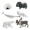 thumbnail image 3 of 6 Figuras De Animales De Juguete Para Rellenar Calcetines Navideños, Regalos Festivos O Adornos, 3 of 10