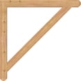 thumbnail image 3 of Ekena Millwork 3 1/2"W x 42"D x 42"H Traditional Craftsman Smooth Bracket, Western Red Cedar, 3 of 4