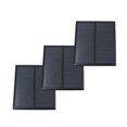 thumbnail image 1 of Treedix 3pcs 5V 200mA Polysilicon Solar Panel Glue Solar Cell Battery Charger DIY Solar Product Mini Small Solar Panel Module Kit Polycrystalline Silicon Encapsulated in Waterproof Resin (200mA), 1 of 4