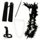 thumbnail image 1 of Paquete de 5 disfraces de los años 20 para mujer, accesorios para fiesta de Charleston Negro, 1 of 9