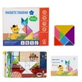 thumbnail image 1 of Magnetic Wooden Tangram Block Puzzle Game For Kids Activities, 1 of 8
