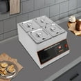 thumbnail image 2 of 500W Electric Chocolate Melting Pot w/Digital Display Control,Commercial Chocolate Warmer Melting Pot Chocolate Melter Pot for Home or Bakery Use 4 Tanks for 26.46lb of Tempered Chocolate, 2 of 8