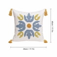 thumbnail image 3 of Halloween Throw Pillow Covers 18x18 Inch, Ghost Spooky Decorative Square Pillowcases, Farmhouse Holiday Cushion Covers for Couch Sofa Living Room Bedroom Outdoor Home Decor, 3 of 6