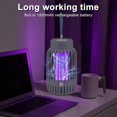 thumbnail image 4 of Mosquito Killer Lamp with Battery, 1200 mAh USB Rechargeable Mosquito Killer Lamp, Night Light, 2 in 1, Suitable for Indoor, Outdoor, Bedroom, Home, P, 4 of 4