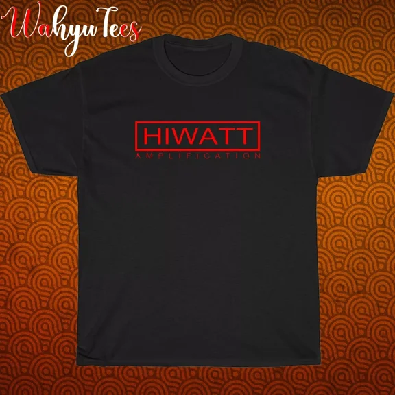 New Hiwatt Amplifiers Logo Black/Grey/Navy/White Size S-5XL Unisex T-Shirt