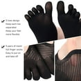 thumbnail image 3 of Women Toe Socks, Reduce Friction Breathable Mesh 5 Pairs Women Full Finger Socks  for Daily Wear, 3 of 8