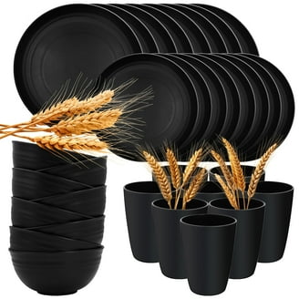 Wanda June Home Retro Renegade Orange 12-Piece Melamine Dinnerware