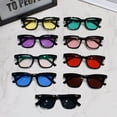 thumbnail image 1 of Gafas de sol para hombre y mujer, moda retro, color transparente, caja de gafas de sol, gafas de sol de color gelatina, 1 of 5