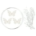 thumbnail image 1 of 1 Set Iron Big Ring Butterfly Rhinestone Baking Cake Adornments Cake Decors, 1 of 7