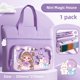 thumbnail image 1 of Mochila escolar para estudiantes, bolso de mano, bolsa para llevar libros, bolsa de lona para estudiantes de primaria, bolsa para tareas para niños y niñas, 1 of 5