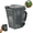Gray, variant on 3D Mugs, Funny Recycling Bin Coffee Mug, Ceramic Trash Can Shaped Mug with Lid,Novelty Drinking Mugs for College Students Dining Room Teachers Office Restaurant Kitchen