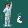 thumbnail image 4 of MEZZALL Children Cartoon Raincoat Boy Child Water Girl Baby Kindergarten Transparent Primary School Student Poncho Dinosaur Cartoon Raincoat Rain Gear Toddler Trenchcoat Holiday / 2-4 Years, 4 of 4