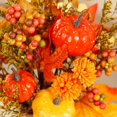 thumbnail image 3 of Plante en Pot Simulée Feuille d'Érable Citrouille Oreilles de Riz Décoration de Table Halloween Feuille Citrouille Pot Récolte d'Érable Automne Table, 3 of 8