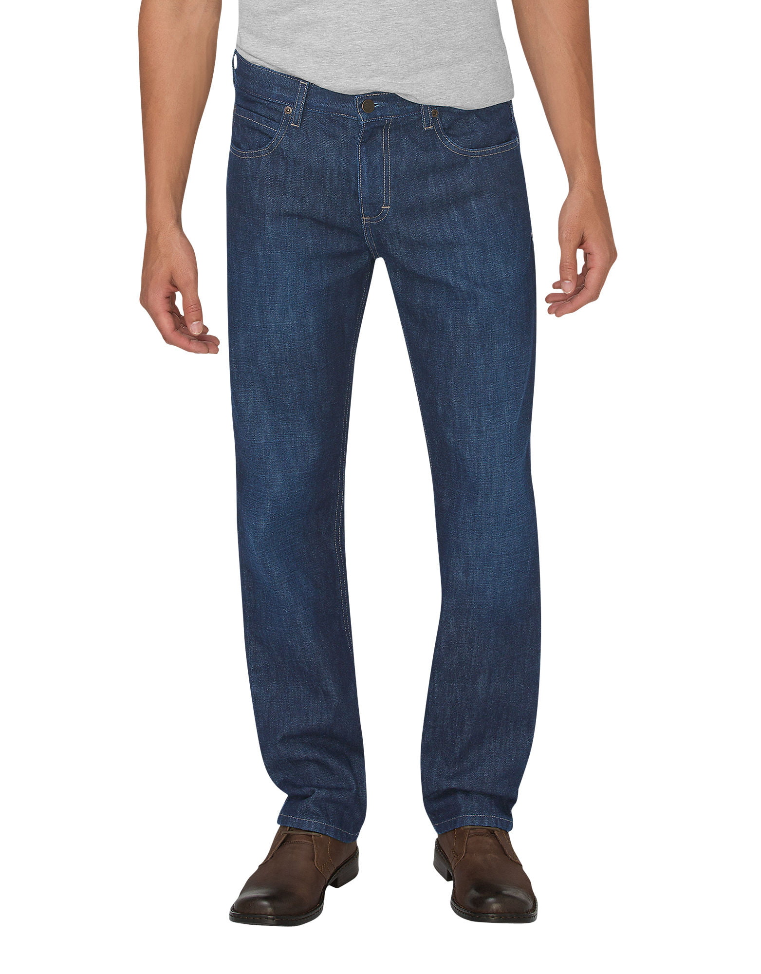 Dickies Mens X-Series Regular Fit Straight Leg 5-Pocket Denim Jeans ...