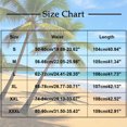 thumbnail image 4 of Women Skirt Fashion Women‘s Solid Color Casual Elasticity High Waist Tiered Skirts Skirt for Women Light Blue S, 4 of 9