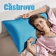 thumbnail image 3 of Funda de almohada de seda Casbrove Pacific Blue Mulberry Silk, paquete de 1 unidad, 3 of 7