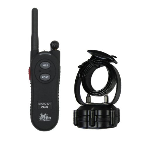 DT Systems IDT-Plus Micro Dog Trainer Collier Récepteur et Transmetteur, Noir, X-Small (10 Lb Ou Moins) (IDT Plus)