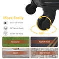 thumbnail image 5 of S-HOME 7-Pc ABS Luggage Set, 20/24/28 Inch Hardshell Spinner Suitcases & 4 Bags, 5 of 9