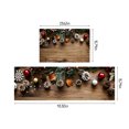 thumbnail image 3 of Cinvoph 2pcs Christmas Area Rugs for Living Room Kitchen Bedroom Beside Laundry Room Washable Rug Non Slip Low Pile Stain Non-Slip Soft Foldable, 3 of 7