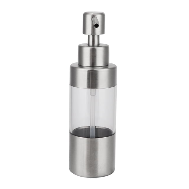 Manual Soap Dispenser,Transparent ABS Stainless Steel Soap Dispenser Soap Bottle Superior Craftsmanship