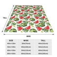 thumbnail image 3 of Pofeuu Watermelons Print Ultra-Soft Micro Fleece Blanket,for Bed Or Sofa,All Season Throw Blankets Flannel Blanket-40"x30", 3 of 7