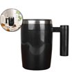 thumbnail image 1 of Rechargeable Self Stirring Coffee Mug, Capacity 380mL Automatic Magnetic Self Stirring Electric Coffee Mug, Stainless Steel Automatic Stirring Cup with Lid, 1 of 6