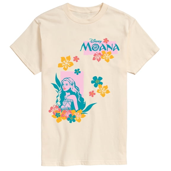 Moana Live Action - Floral Portait - Men's Short Sleeve Graphic T-Shirt