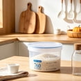 thumbnail image 4 of Fufafayo Plastic Airtight Storage Jars, Multipurpose Kitchen Sealed Containers, Grain Cereal Storage Canisters, Reusable Food Storage Pots for Powdered Milk, 4 of 6
