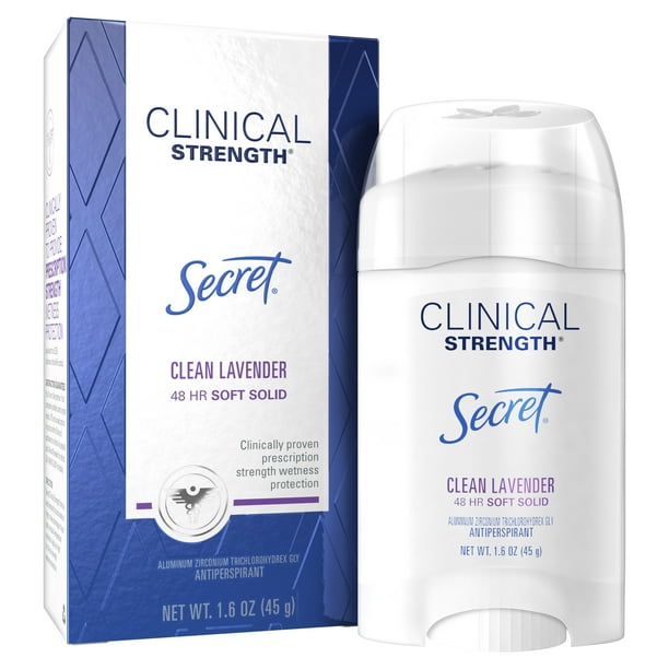 Secret Clinical Strength Antiperspirant DeodorantSoft Solid Clean