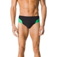 thumbnail image 1 of Speedo Mens Racing Spark Splice Brief Black/Green, 1 of 2