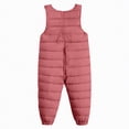 thumbnail image 5 of mgoYE Toddler Boy Girls Snow Pants Baby Winter Coat Puffer Windproof Winter Warm Snow Ski Bib Overalls Snowsuit(Watermelon Red,2-3 Years), 5 of 6