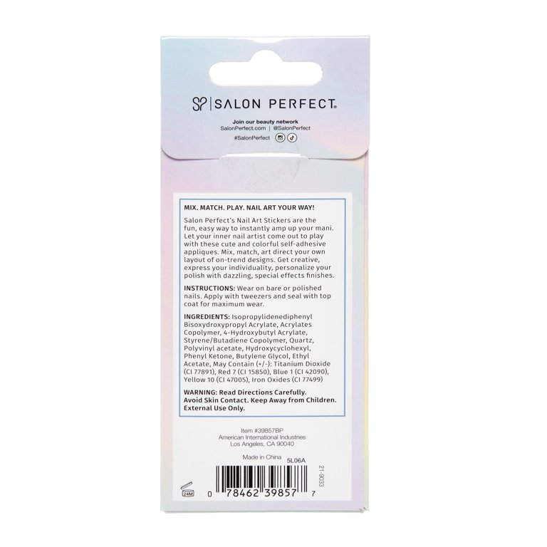 Salon Perfect Nail Art Stickers, 3D Gel Effect Tiny Fruits photo 5